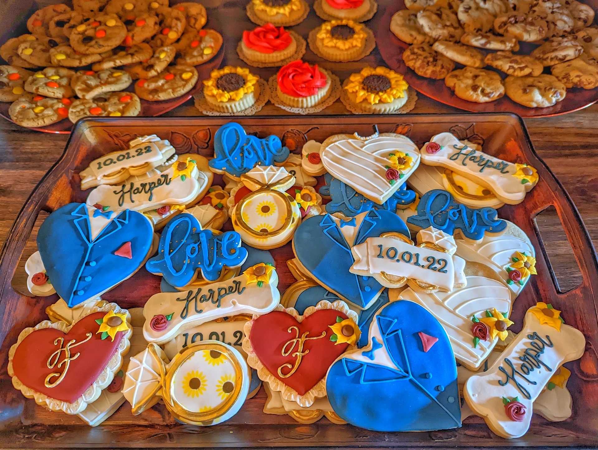 Wedding Decorated Sugar Cookies