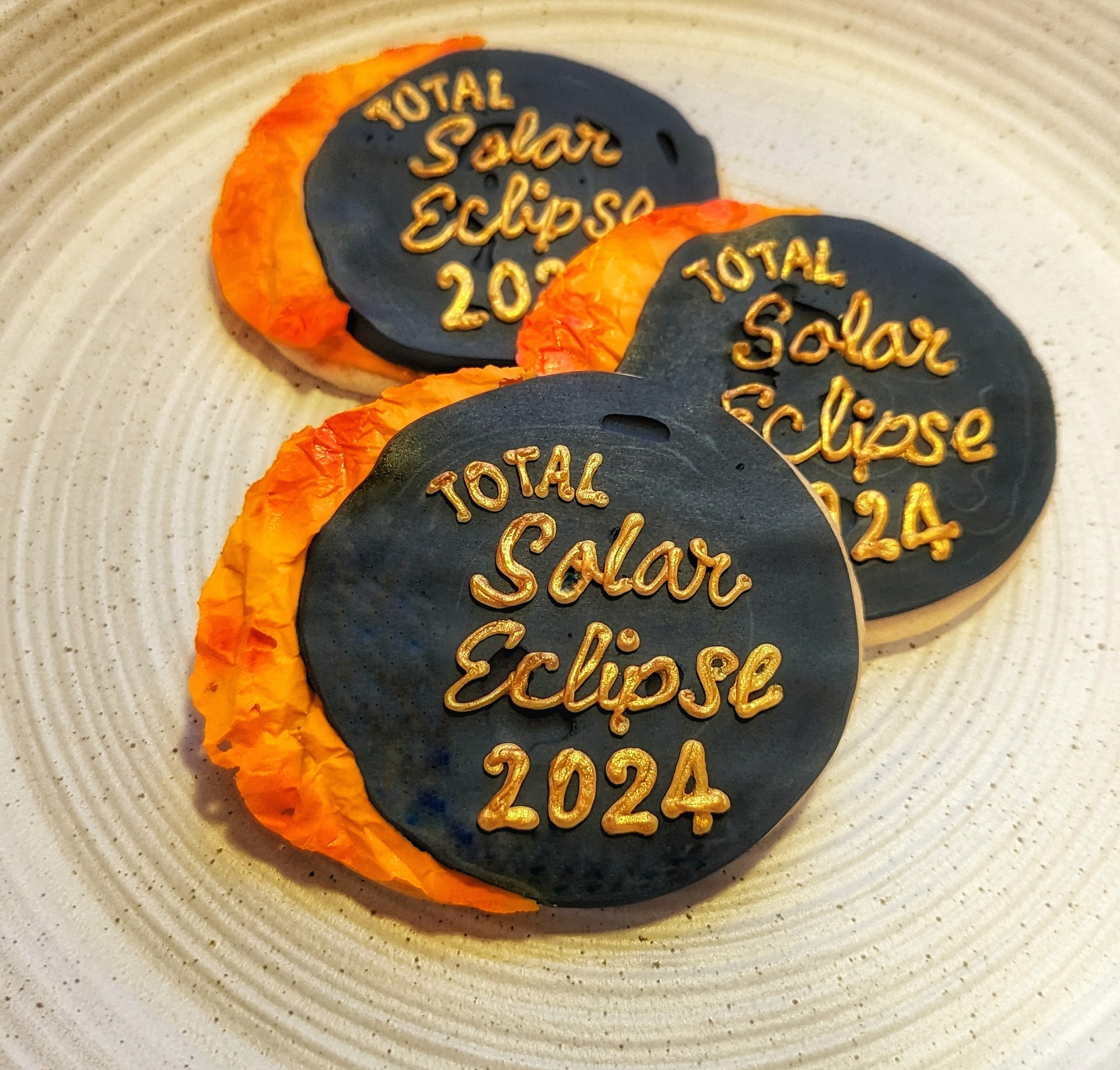 Eclipse Decorated Cookies