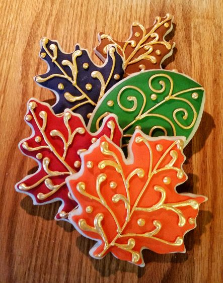 Fall Decorated Cookies