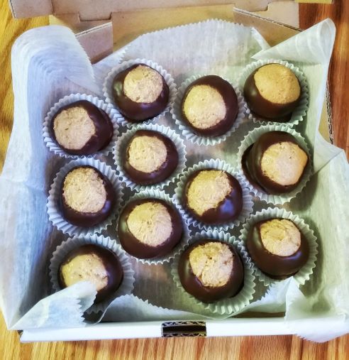Chocolate Peanut Butter Buckeyes