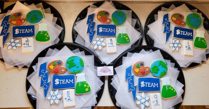 School Decorated Cookies