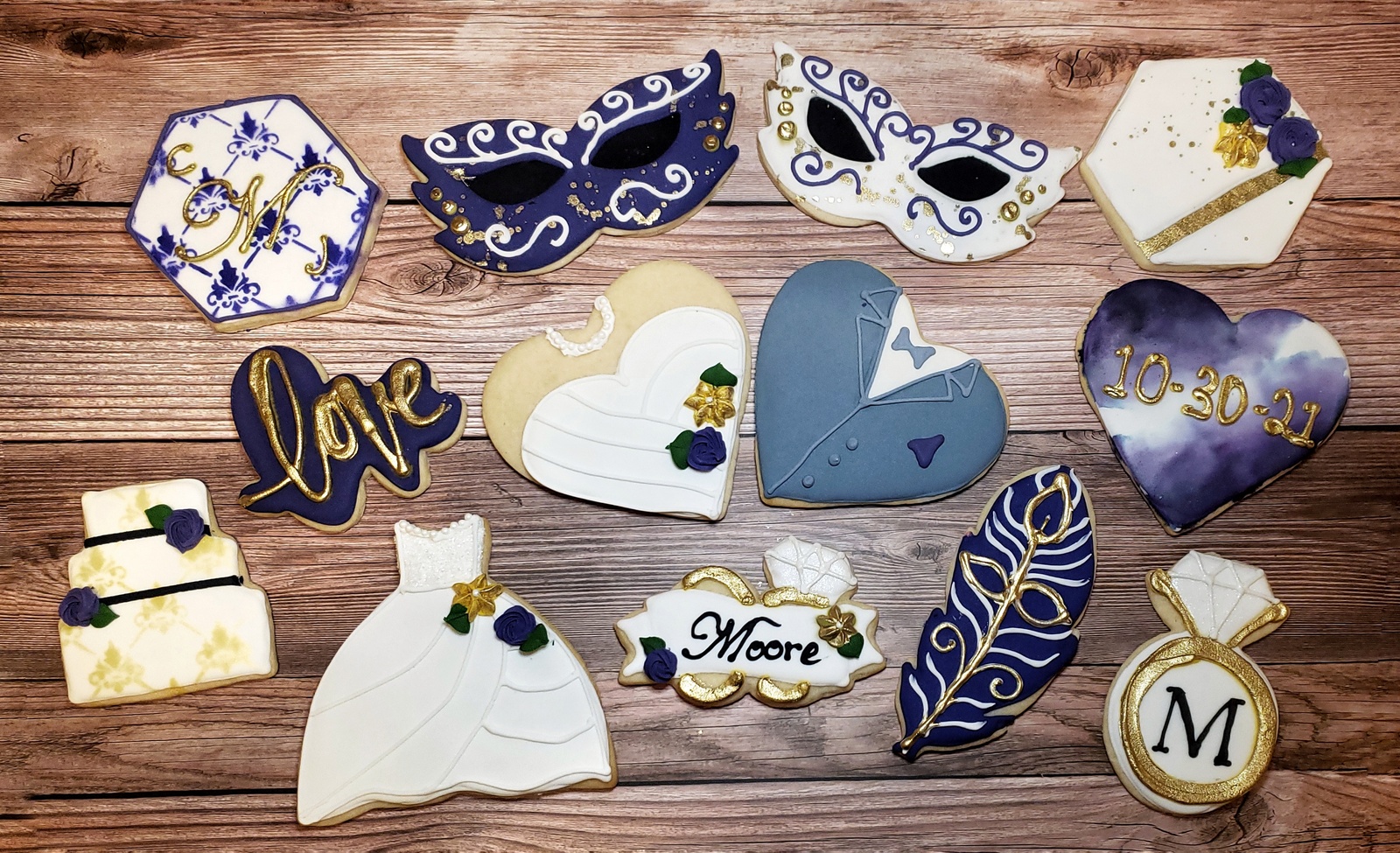Wedding Decorated Cookies