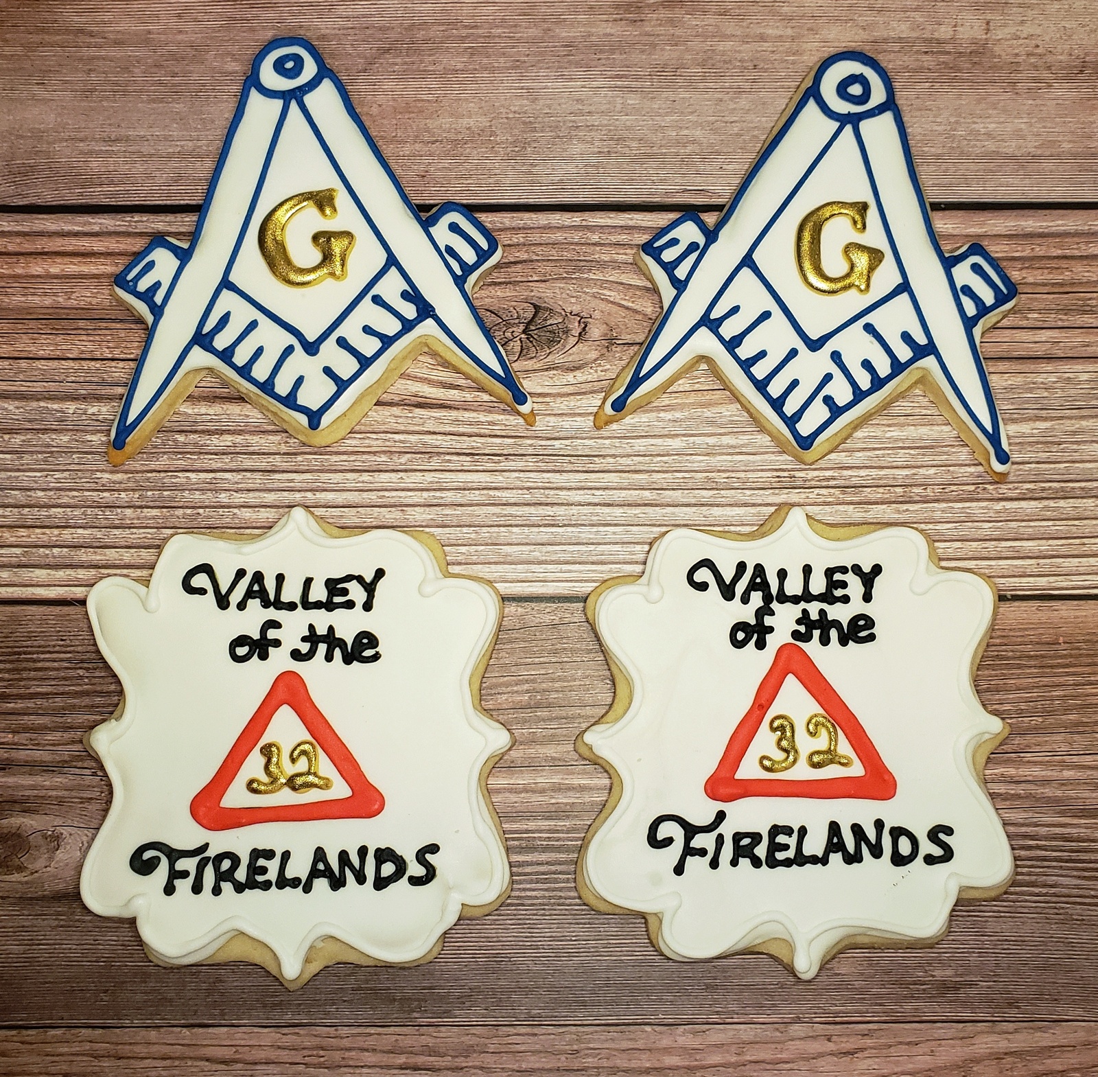 Masonic Decorated Cookies