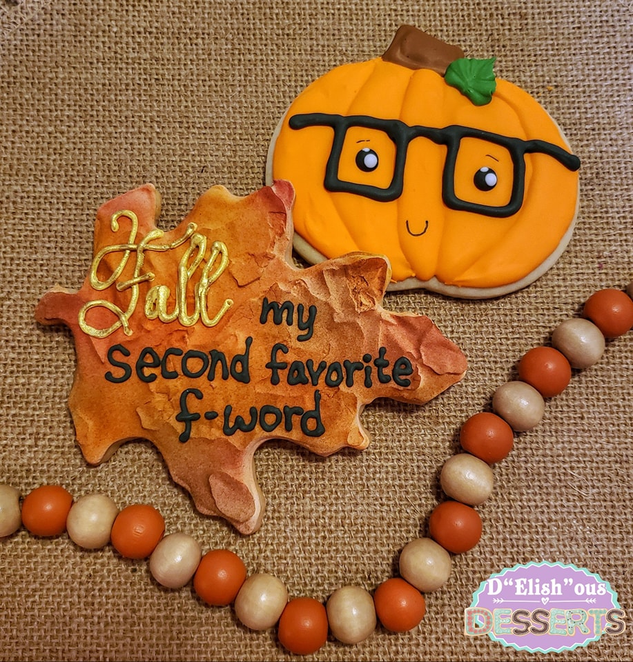 Fall Decorated Cookies